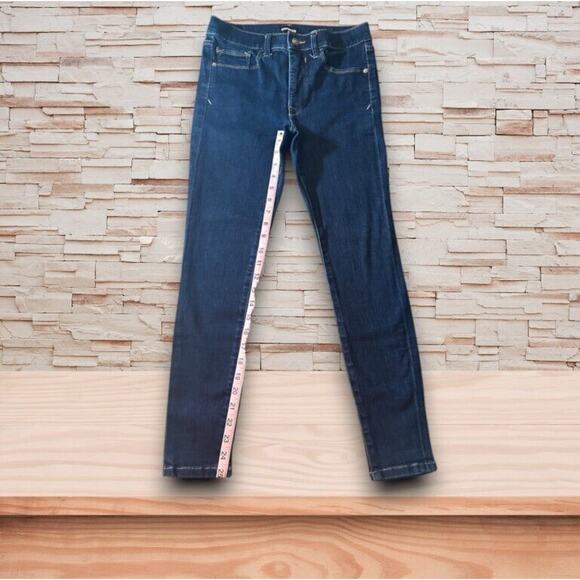 Express Skinny Mid-Rise Black Label Blue Jeans Women's 28/4R EUC - Picture 6 of 6